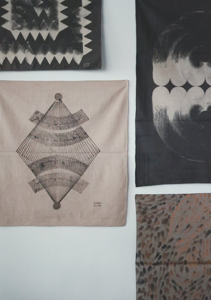 SHIORI MUKAI TEXTILEの展示風景